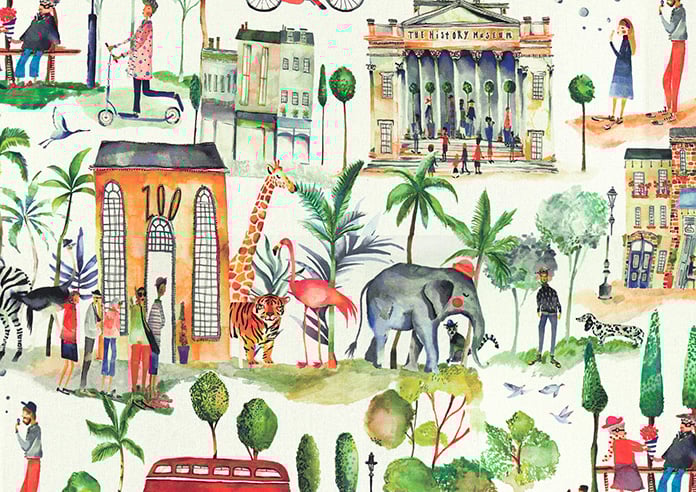 Out And About, Paintbox - Twist&Fit Roman Blind - Image 7